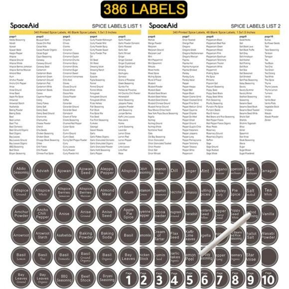 4 tier spice rack with 28 glass jars labels funnel kitchen cabinet pantry storag - Picture 5 of 6
